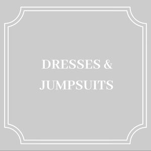 Dresses, jumpsuits, rompers